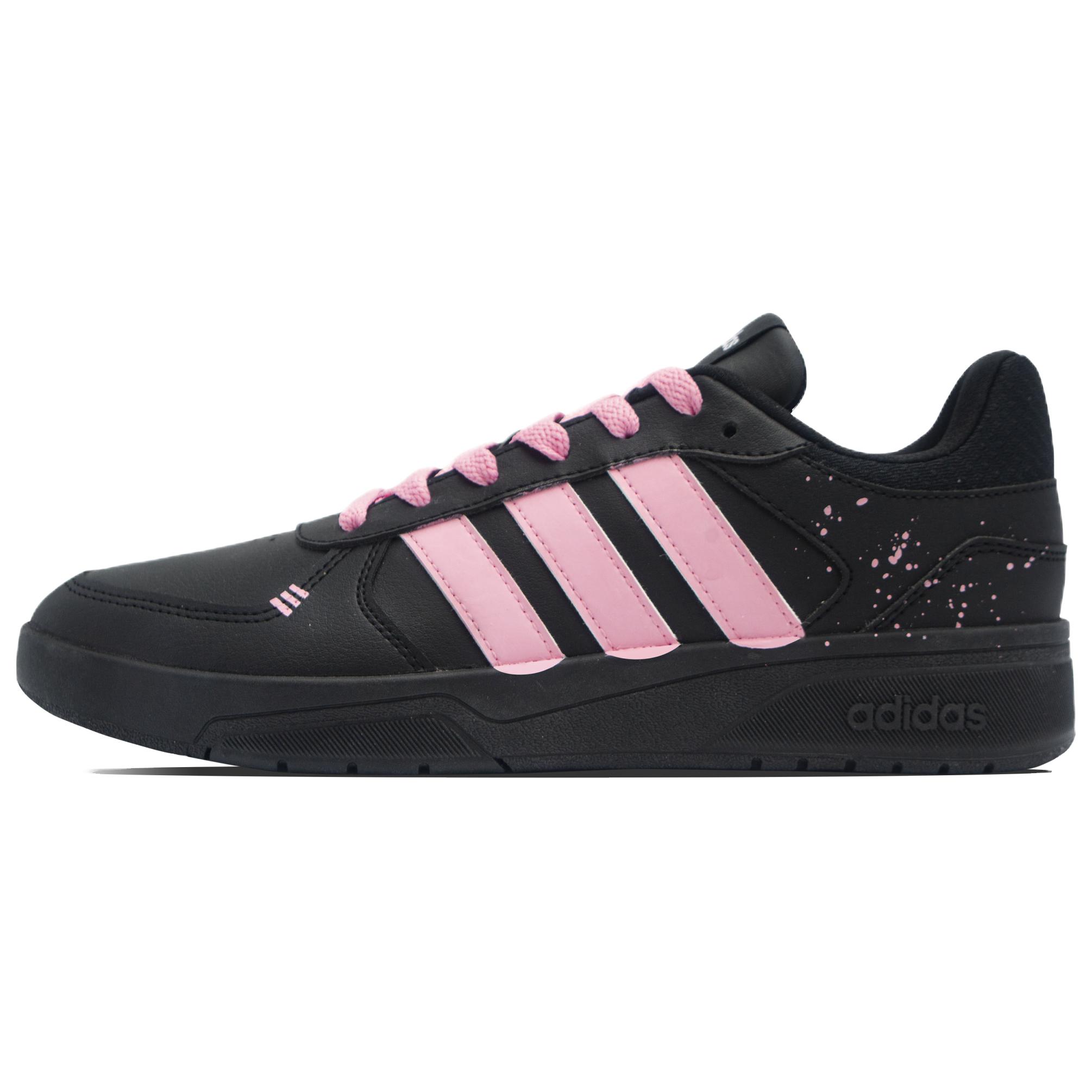 

Кроссовки для скейтбординга Courtbeat Low top Unisex Pink Adidas Neo, черный