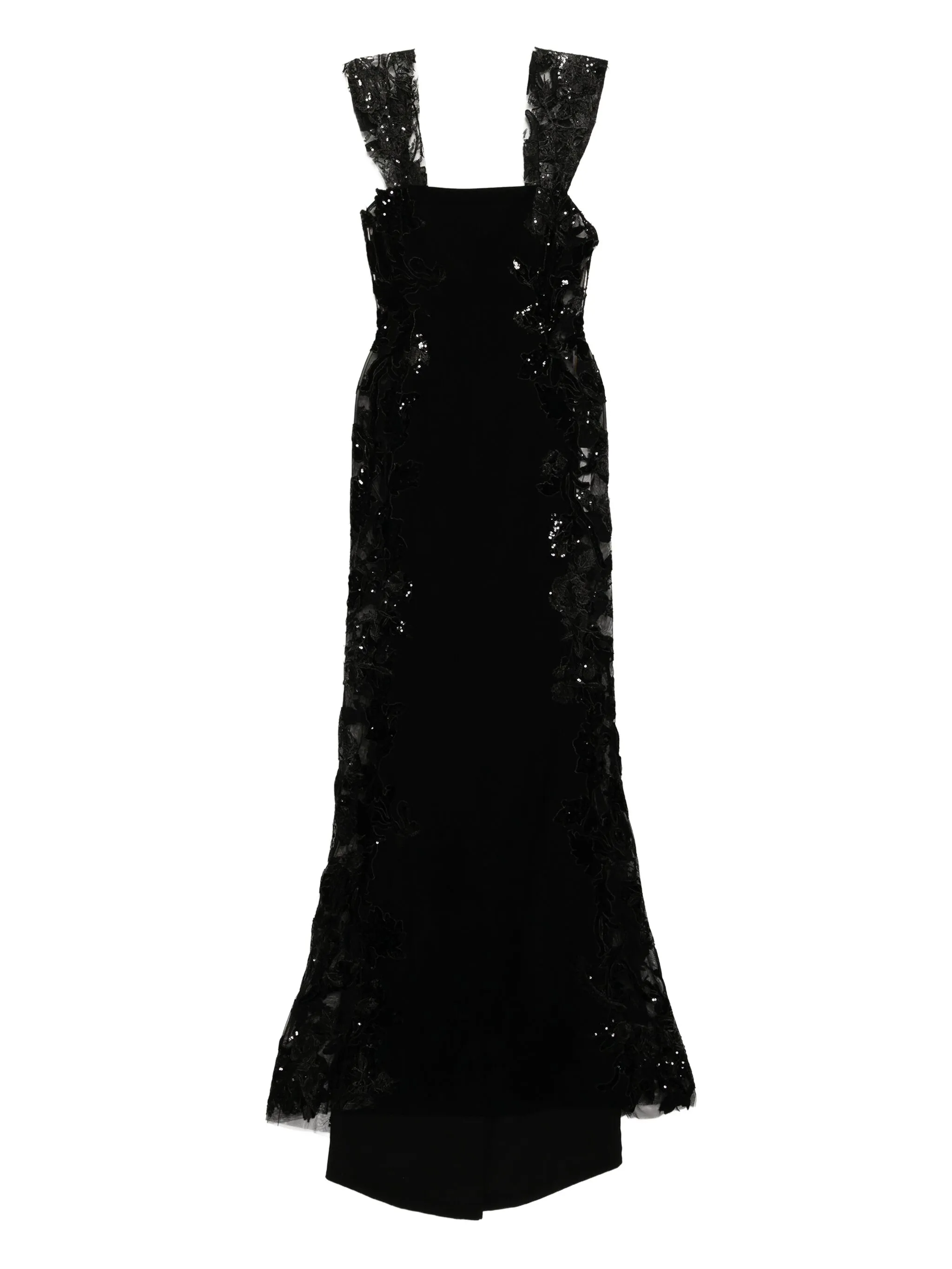 

Креповое платье Saiid Kobeisy, черный