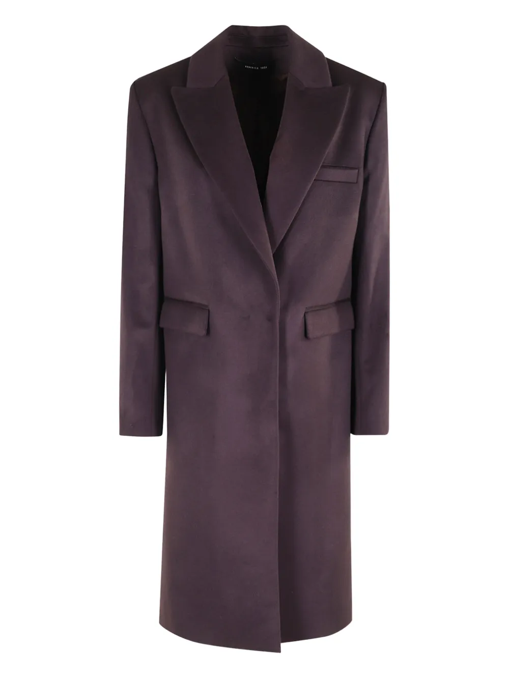

Пальто с лацканами пиджачного типа Federica Tosi, фиолетовый