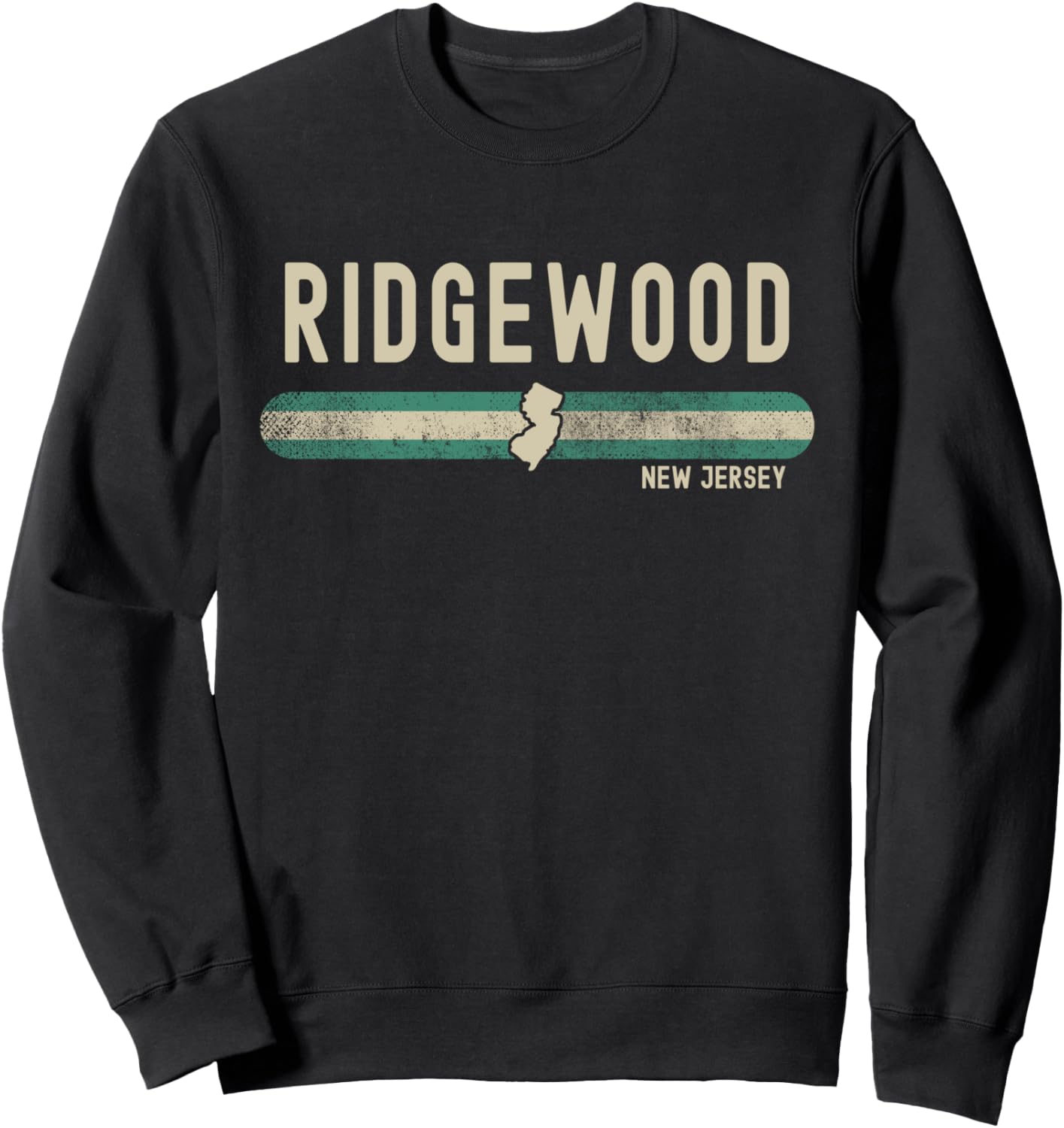 

Риджвуд, Нью-Джерси, Толстовка из Нью-Джерси Apparel Ridgewood Souvenirs - New Jersey, черный