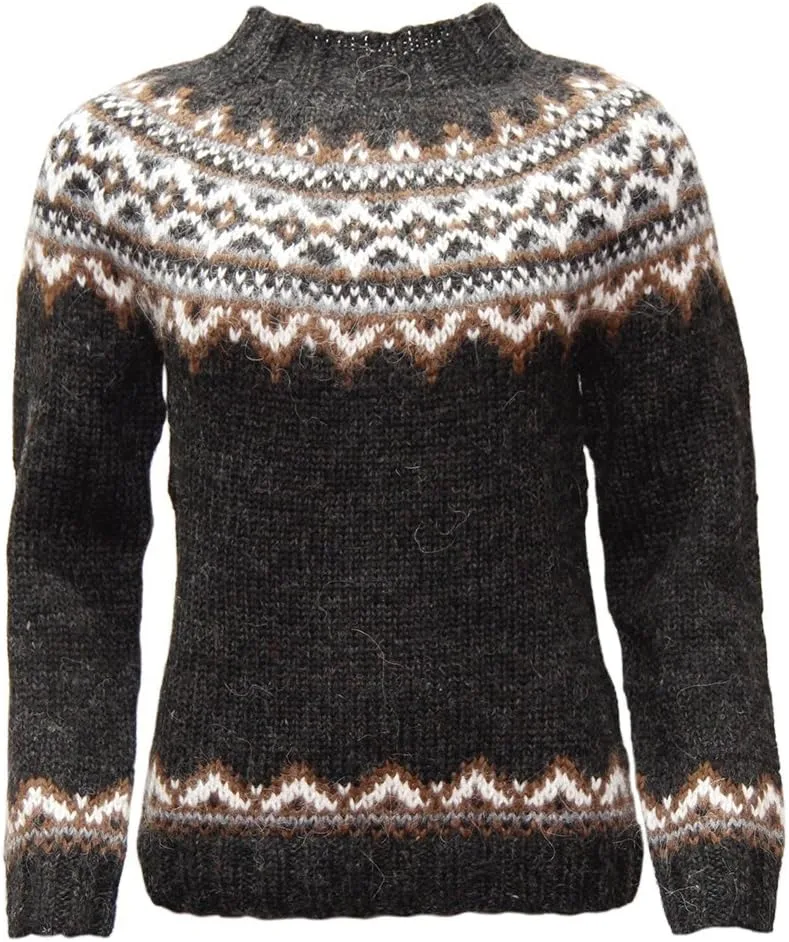 

ICEWEAR Brynja 100% Icelandic Wool Вязаный свитер с круглым вырезом