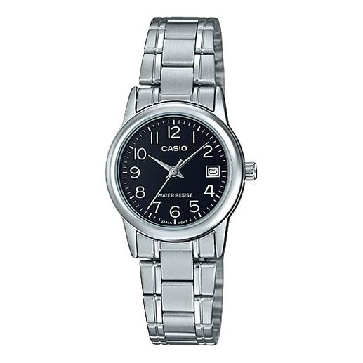 

Часы CASIO DRESS Series Simplicity Quartzes Black Stainless Steel Strap Black Watch Dial Black Analog, черный