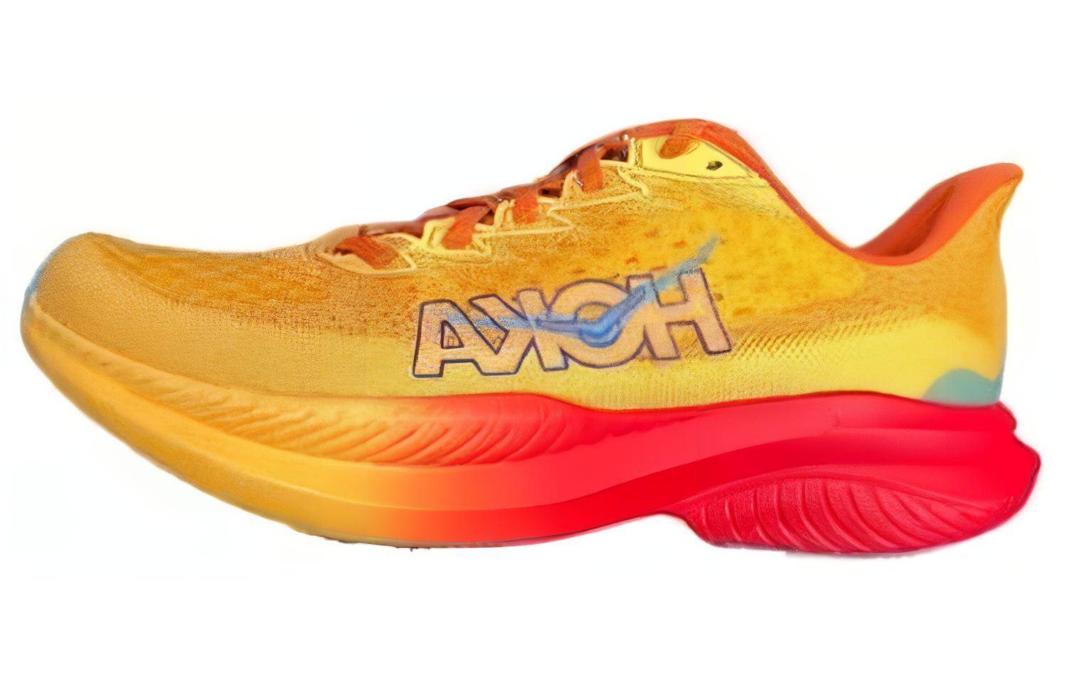 

Кроссовки HOKA ONE ONE Mach 6 Poppy Squash, желтый