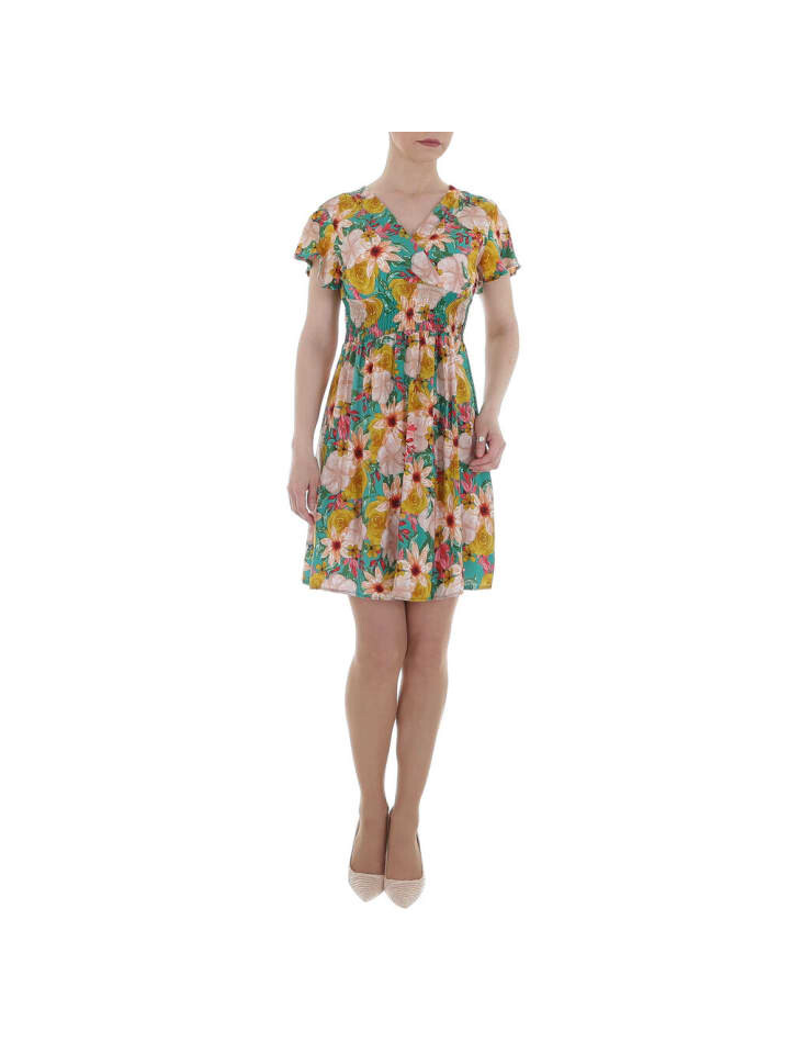 

Короткое платье Ital-Design Kleid, цвет Grün und Gelb