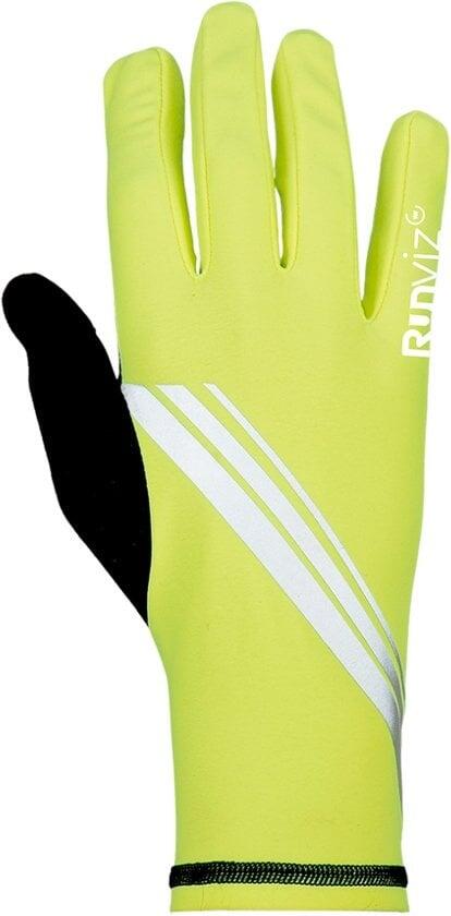 

WOWOW Перчатки для бега унисекс, размер XXXL - Runviz Bolt Yellow Hi-Vis