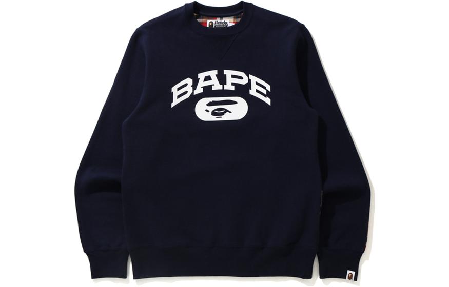 Футболка с круглым вырезом A BATHING APE, Темно-синий — фото 4