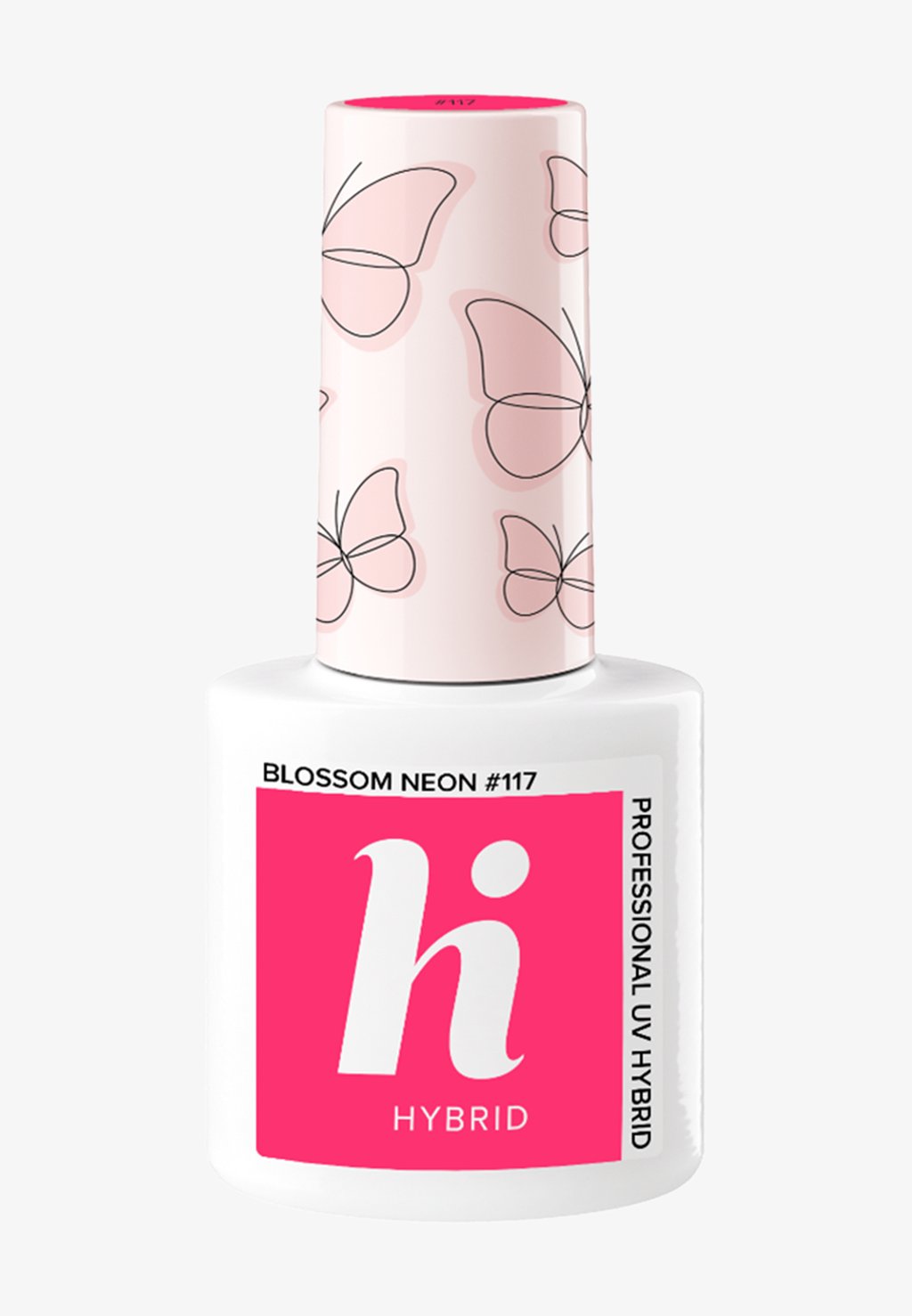 

Лак для ногтей Hi Hybrid Butterflies Uv Gel Polish Hi Hybrid, цвет blossom neon