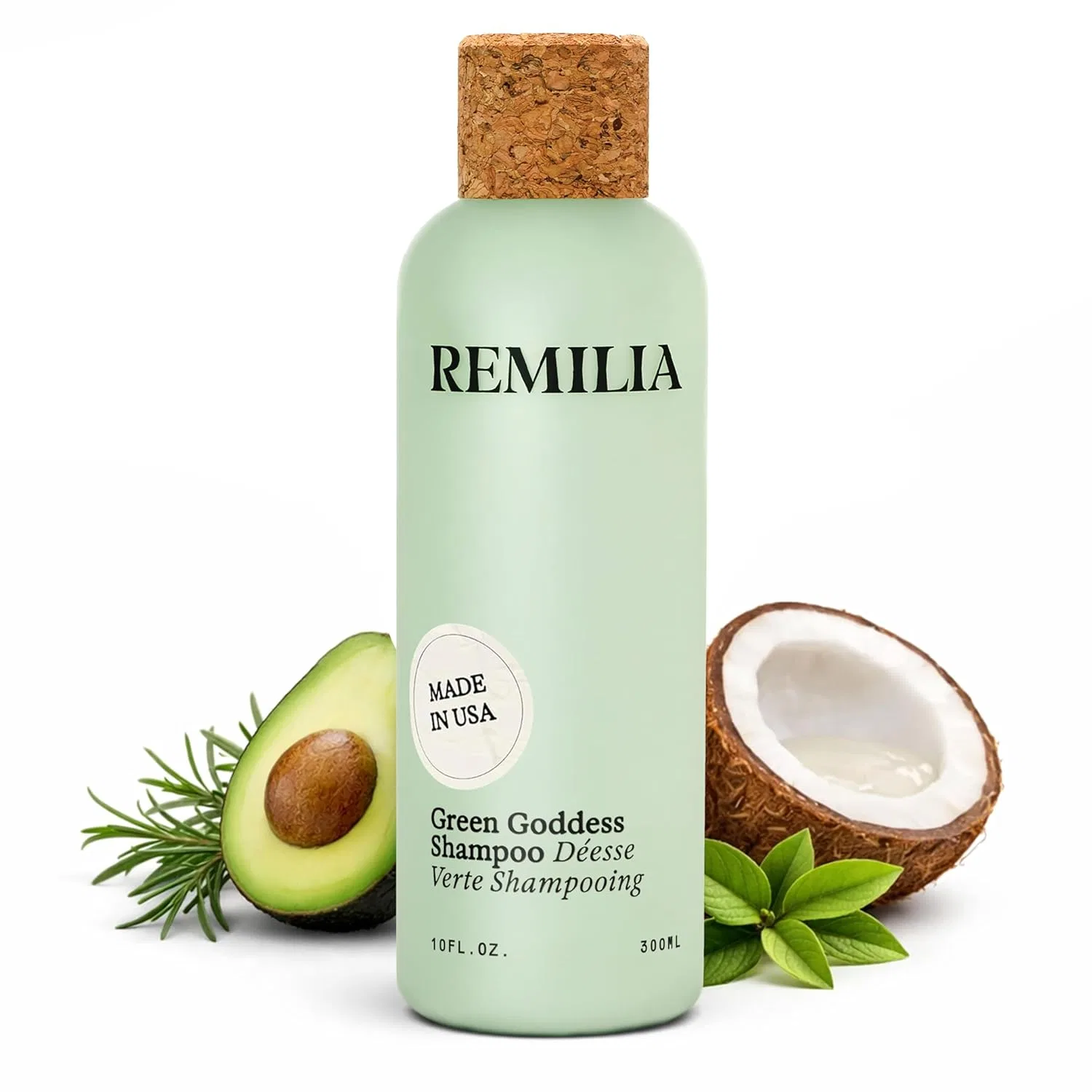Натуральный шампунь REMILIA GREEN GODDESS с маслом розмарина Remilia Hair