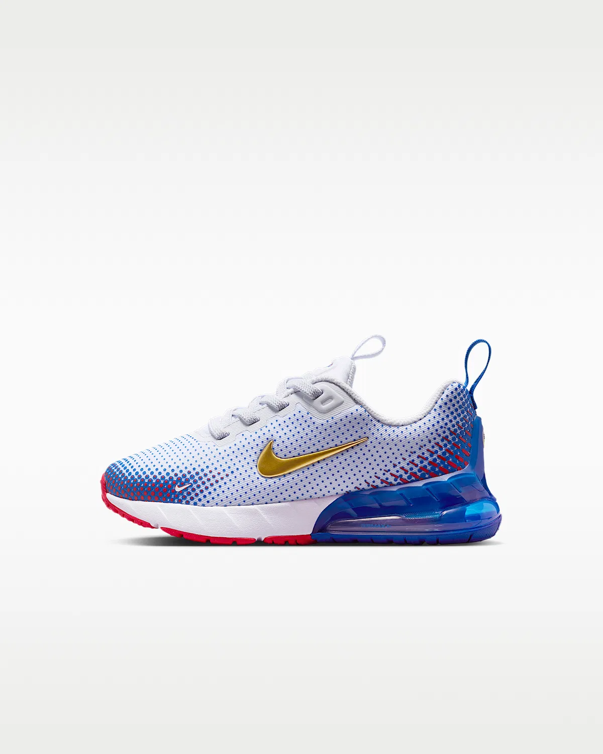 Кроссовки Nike Air Max Phoenix для малышей, White/Game Royal/University Red/Metallic Gold