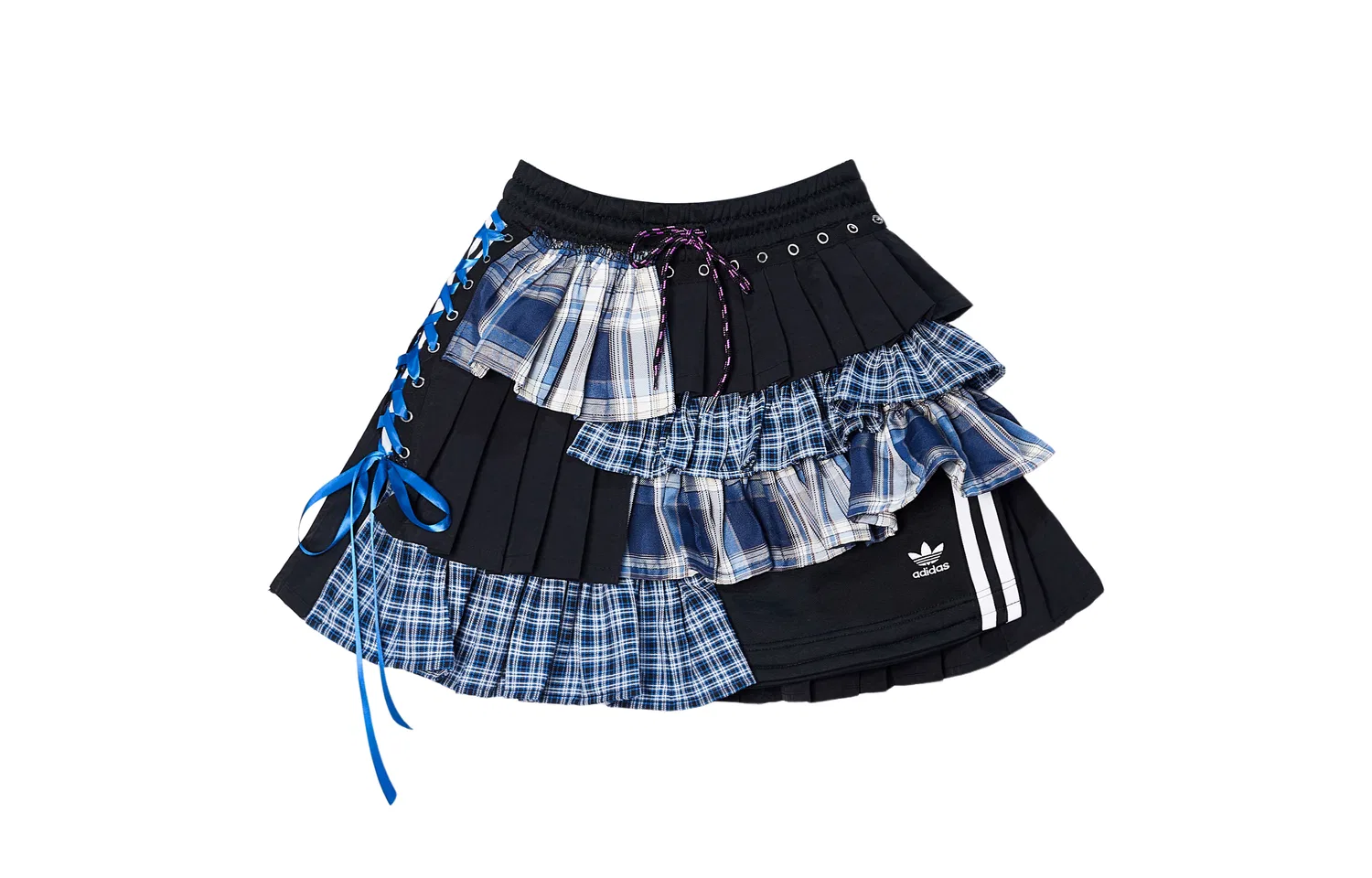 Юбка мини Adidas Originals Hot Girl Black Blue