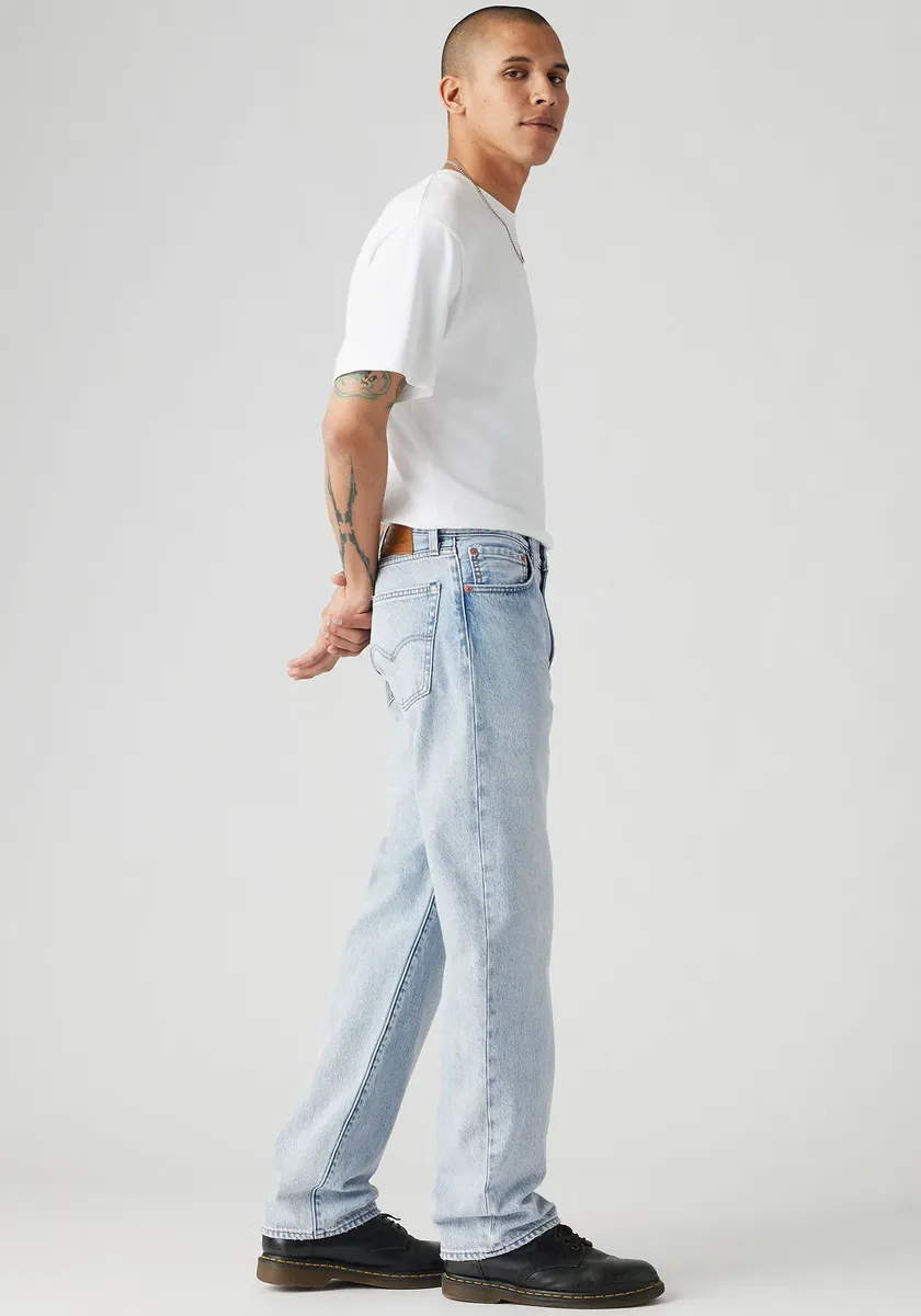 Джинсы с 5 карманами Levi's "555 RELAXED STRAIGHT", цвет Baby Blue Essentials — фото 3