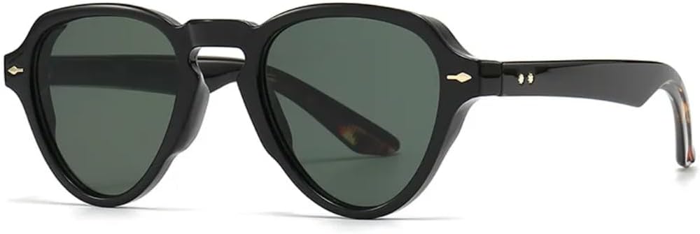 

Солнцезащитные очки с защитой UV400 | Круглая оправа, градиентная расцветка | Для женщин и мужчин, для занятий спортом на открытом воздухе и путешествий DSVIGF, Black Blue