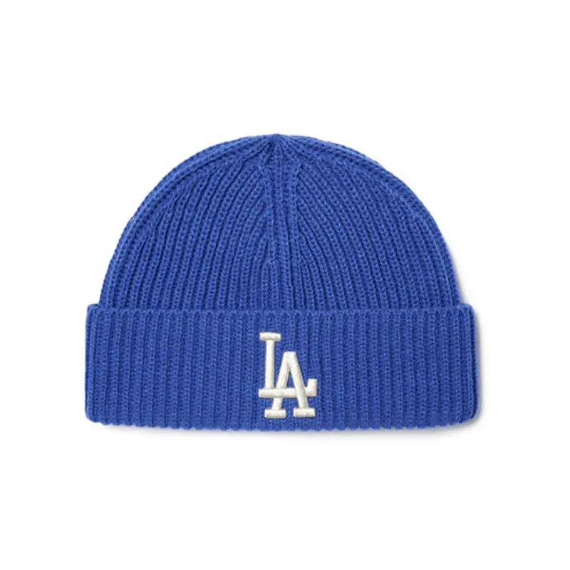 

MLB Акриловая вязаная шапка унисекс синяя, Blue