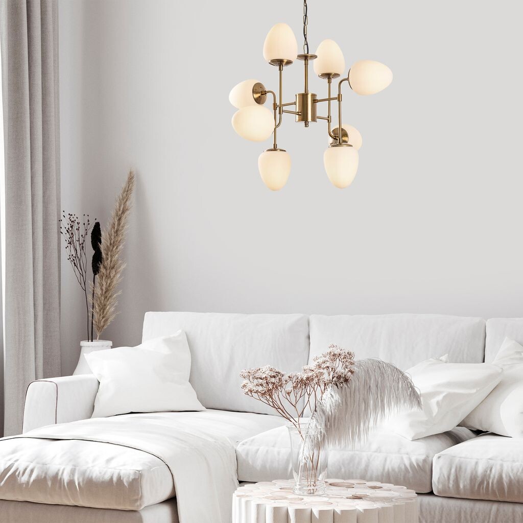 

Opviq, Ns- Ns FLG, винтаж, люстра, 74 x 74 см, металлический корпус