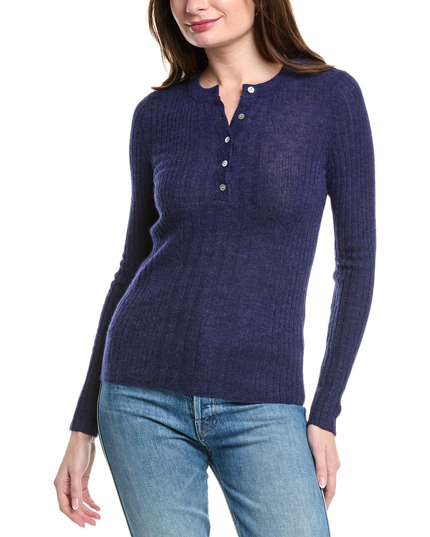 

Пуловер Madewell Madison из смеси альпаки, синий