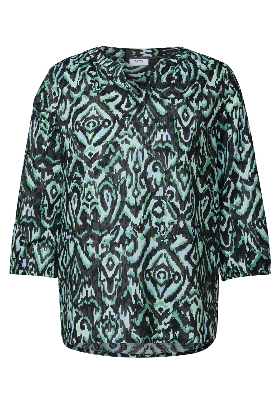 

Блуза CECIL, цвет Mint/Dark green