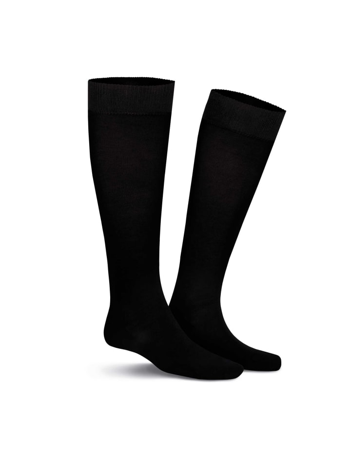 

Kunert Высокие носки Richard, приятные для кожи, черного цвета