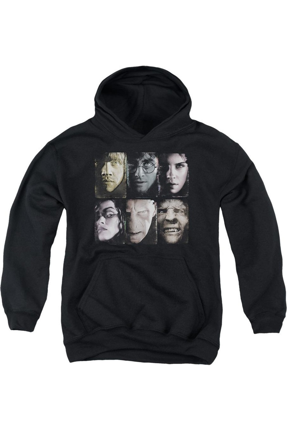 

Горизонтальный худи Harry Potter для молодежи Gildan, черный