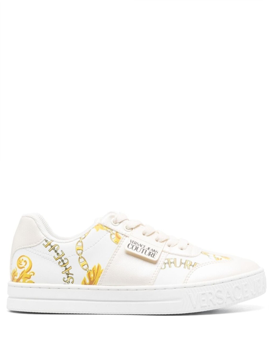 

Versace Jeans Couture кеды с нашивкой-логотипом, белый
