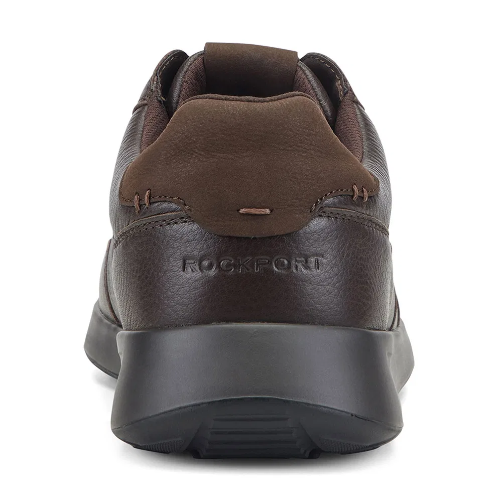 Мужские низкие кроссовки Duoform Phelan Ubal тёмно-коричневые от Rockport — фото 3