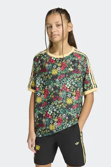 Футболка с коротким рукавом Liberty Adidas Originals, зеленый