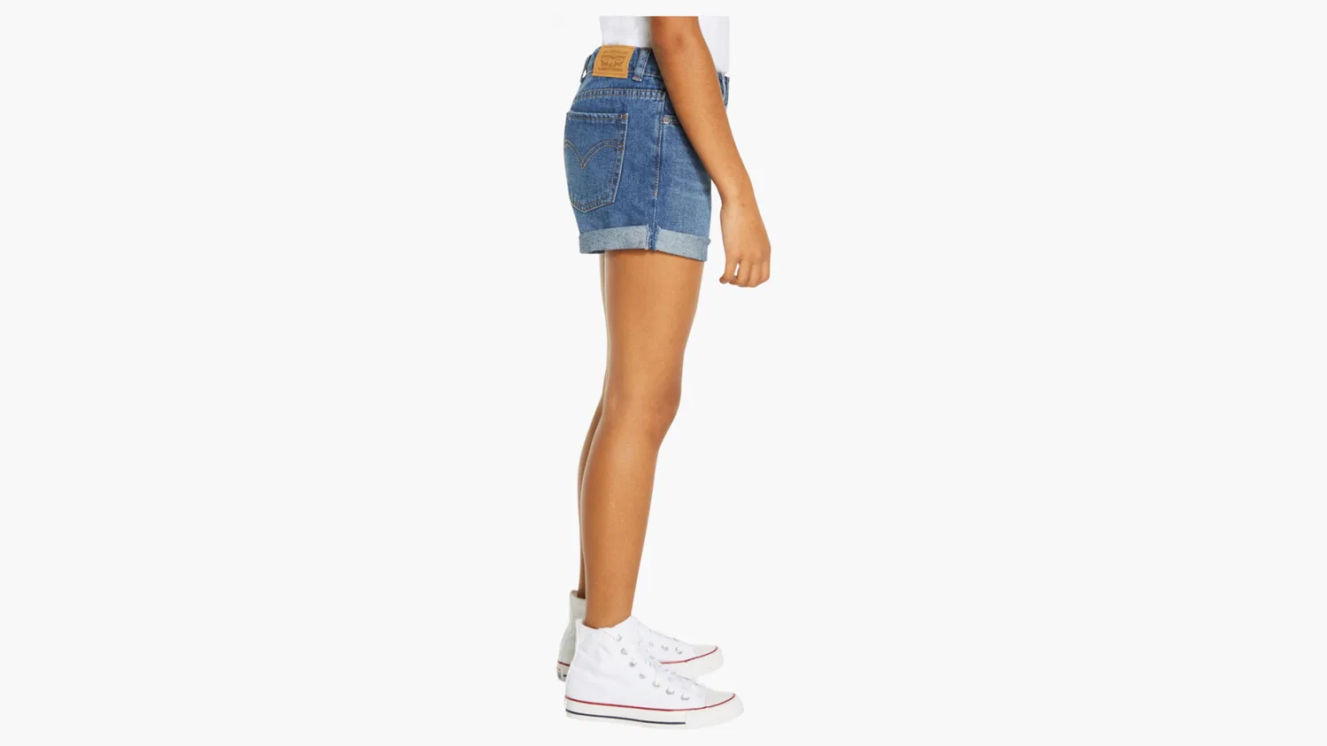 Шорты для девочек 7-16 лет Levi's, Dark Wash — фото 2