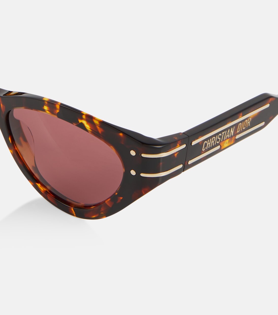 Солнцезащитные очки diorsignature b7i в кошачьем глазу Dior Eyewear, коричневый — фото 2
