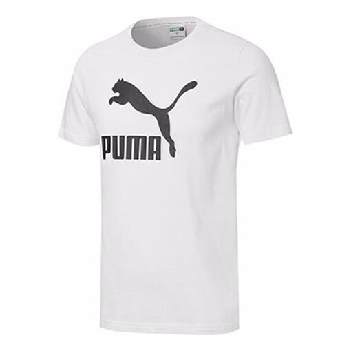

Футболка casual printing round neck short sleeve white Puma, белый