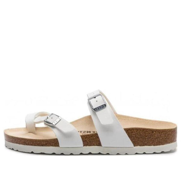 

Тапочки mayari birko-flor sandals 'white' Birkenstock, белый