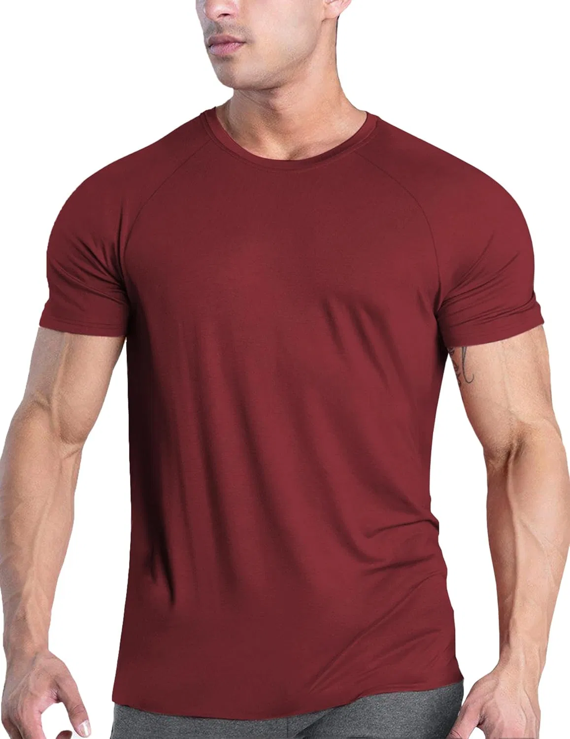 Мужская мягкая одежда COOFANDY, Wine Red