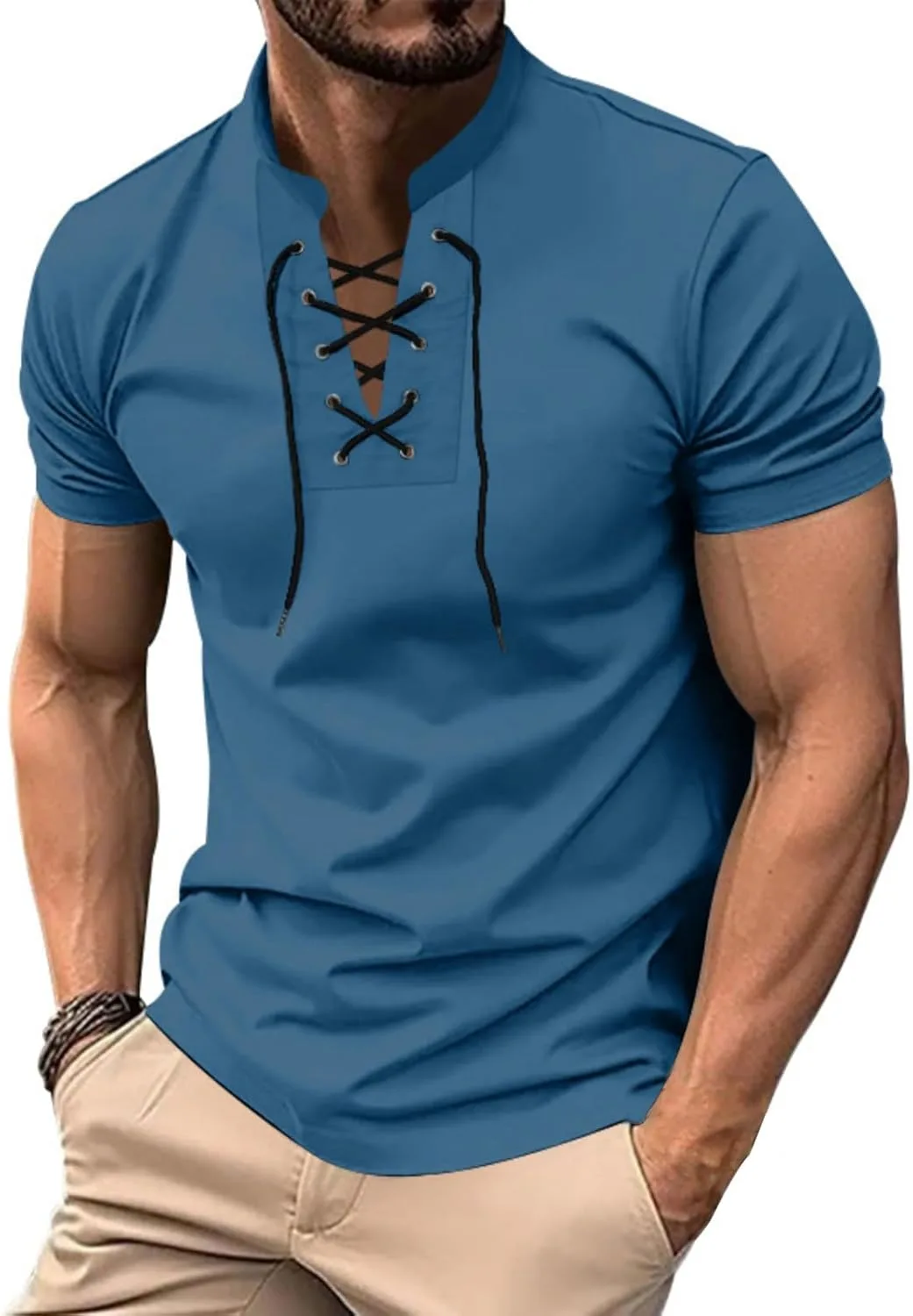 

Мужская летняя футболка с коротким рукавом Renaissance Pirate Medieval Hippie evzosrz