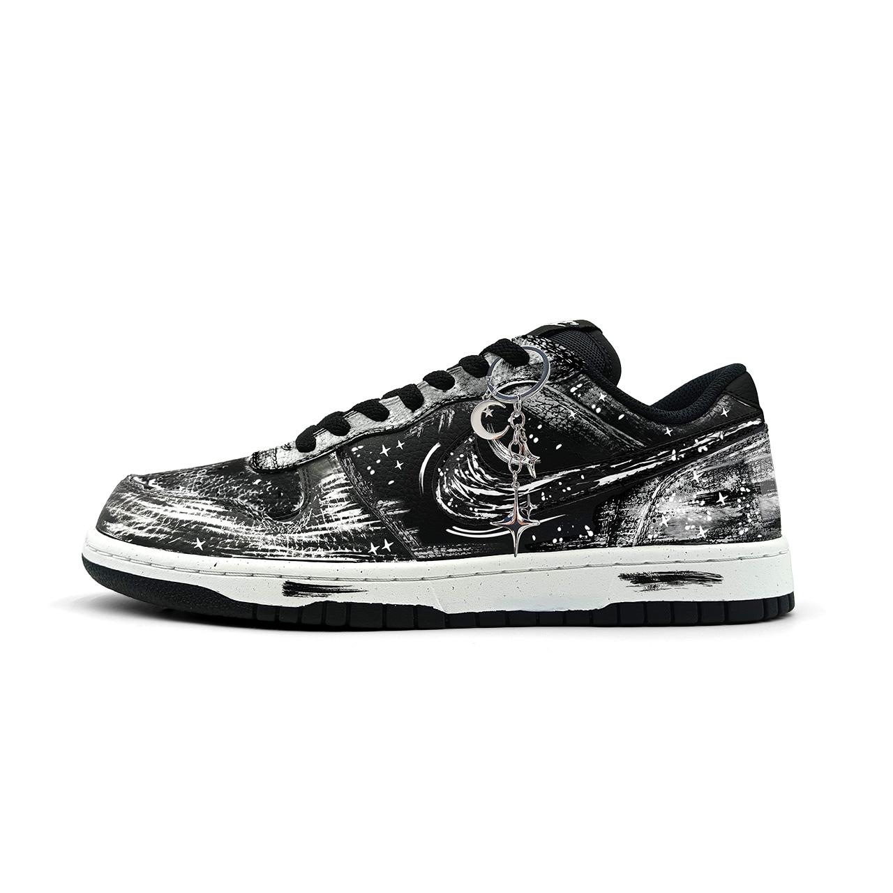 

Nike Кроссовки Big Low top Skateboard Shoes мужские черно-белые