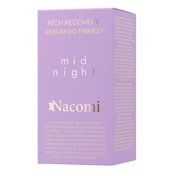 Сыворотка Nacomi — Ночная для лица, Rich recovery midnight, 30 мл — фото 4