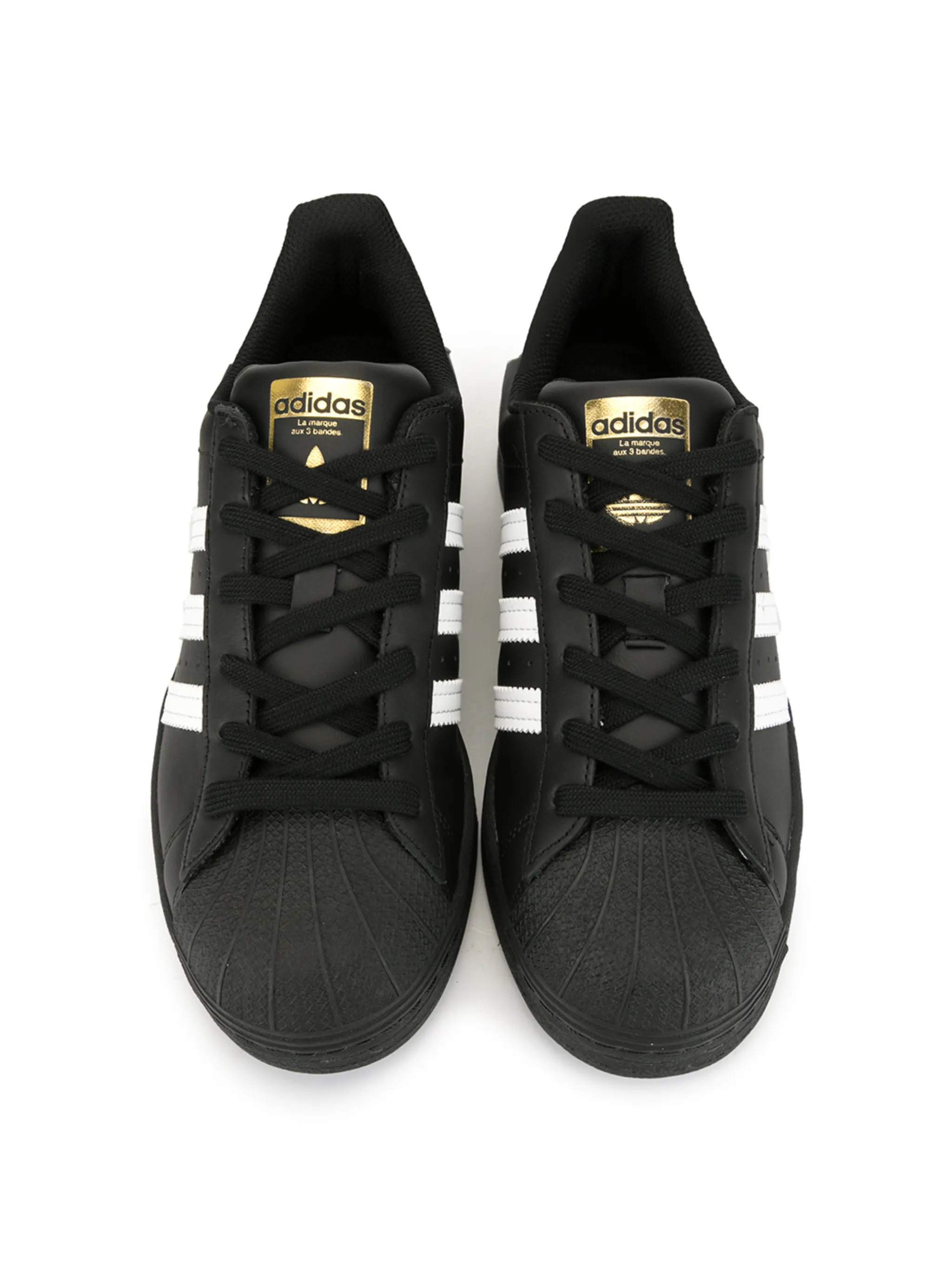Кроссовки Superstar J Adidas Kids, черный — фото 3