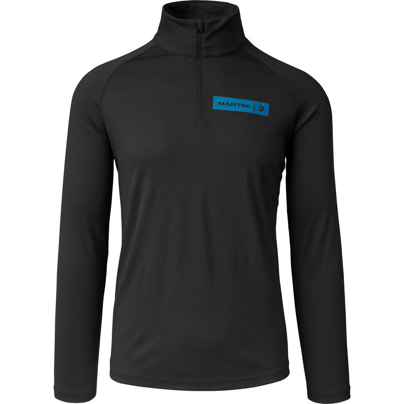 

Мужская рубашка Horizon с длинным рукавом и молнией до половины Martini Sportswear, синий