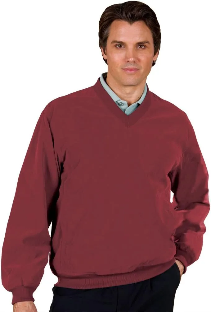 

Monterey Club мужской пуловер с V-образным вырезом из микрофибры