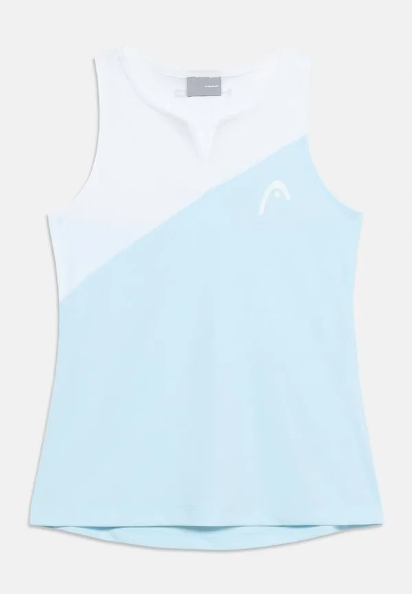Топ с изображением девушек в майке spirit Head, Light Blue/White — фото 3