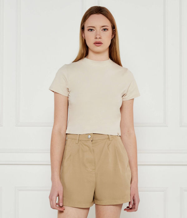 

Футболки Cropped fit Calvin Klein Jeans, желтый