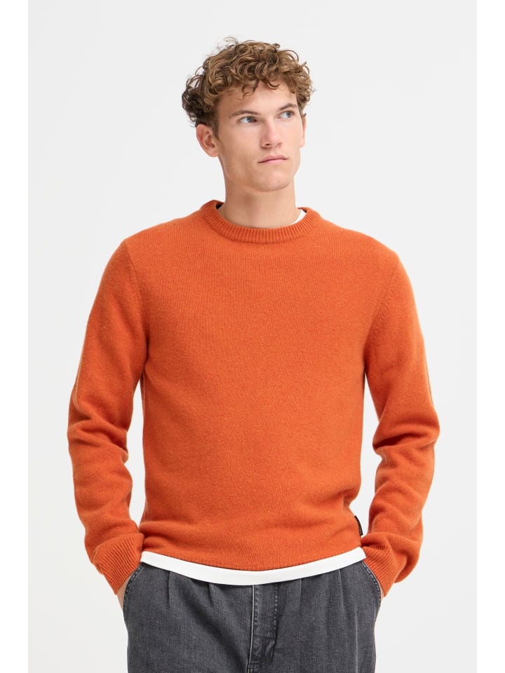 

CASUAL FRIDAY Свитер CFKarl с круглым вырезом, цвет охра