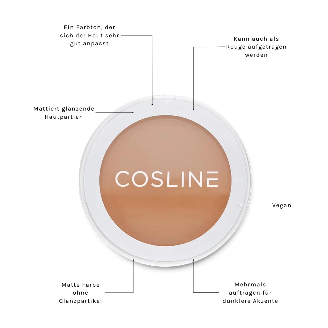 Матовая солнцезащитная пудра от COSLINE Cosline — фото 3