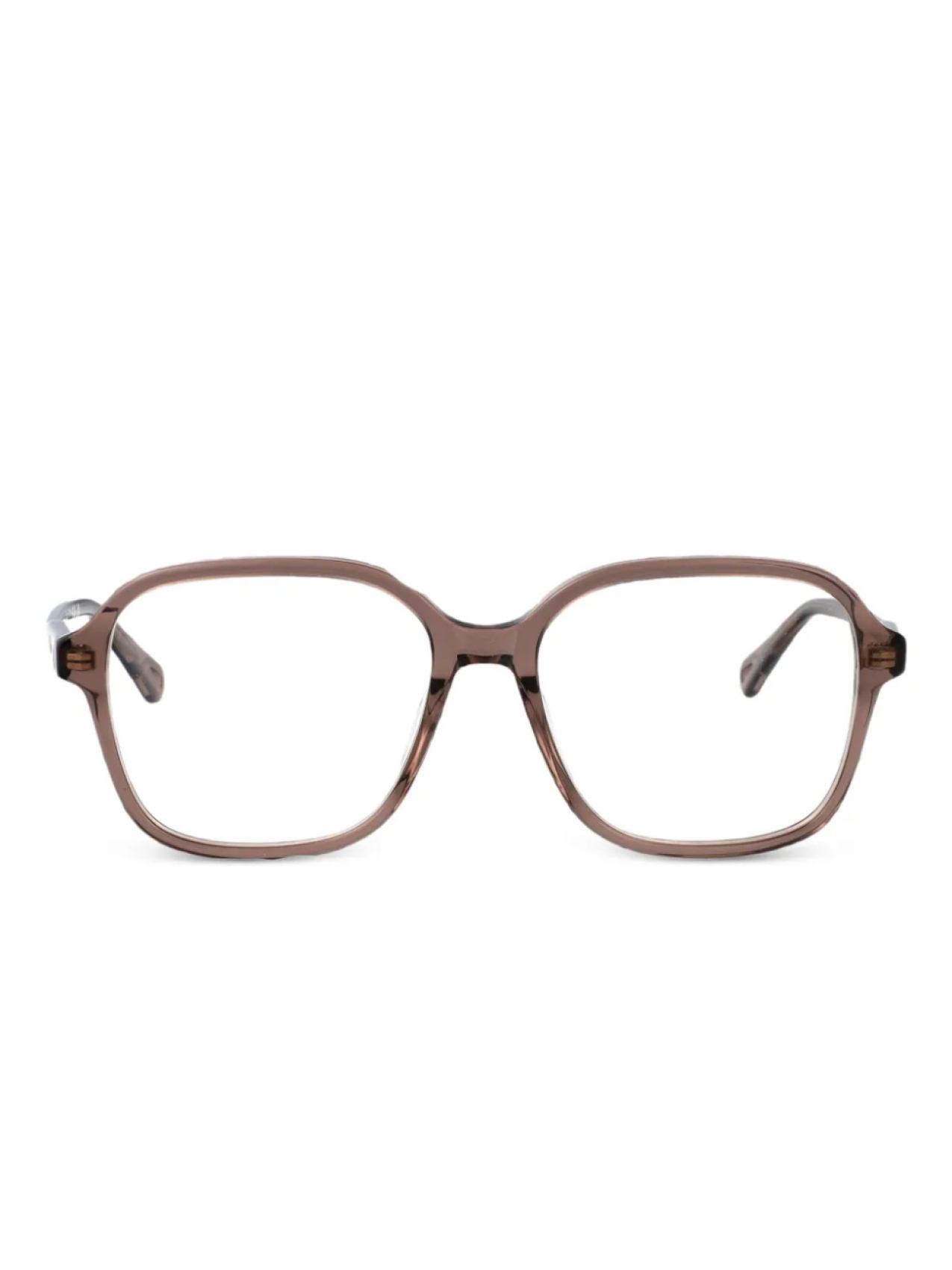 

Очки в квадратной оправе Chloé Eyewear, серый