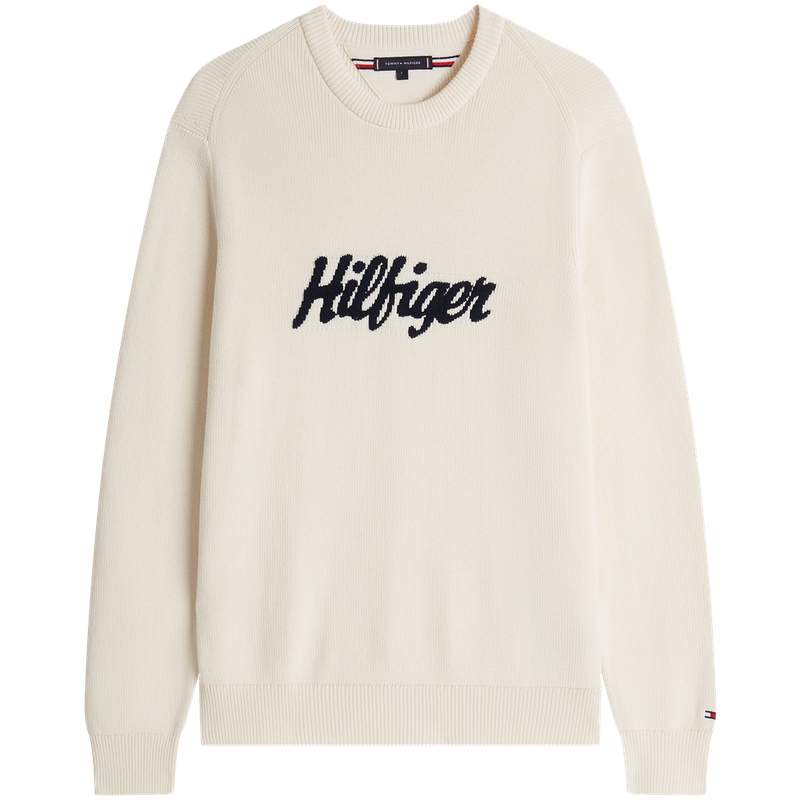 

Tommy Hilfiger Мужской трикотаж, бежевый, AEF, круглый вырез, умеренный размер