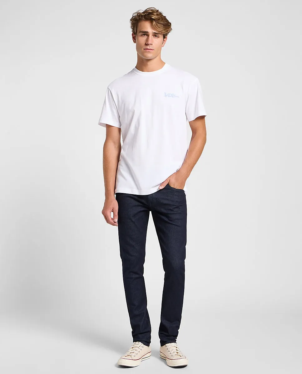 

Джинсы Luke для мужчин, узкий крой с зауженными штанинами Lee, темно-синий