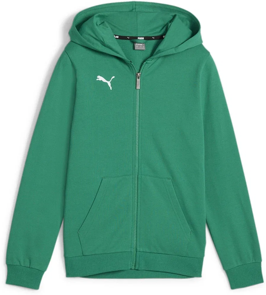 Капузенпуловер худи, длинные рукава Puma, зеленый