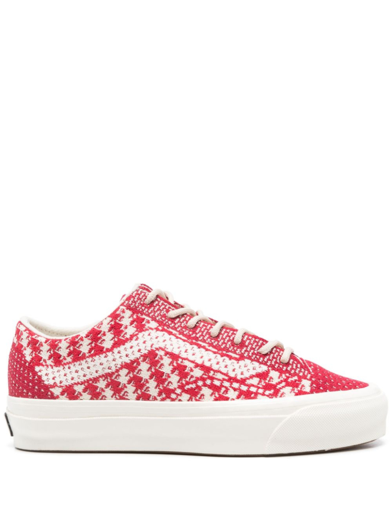 Кроссовки вязки интарсия Vans, красный