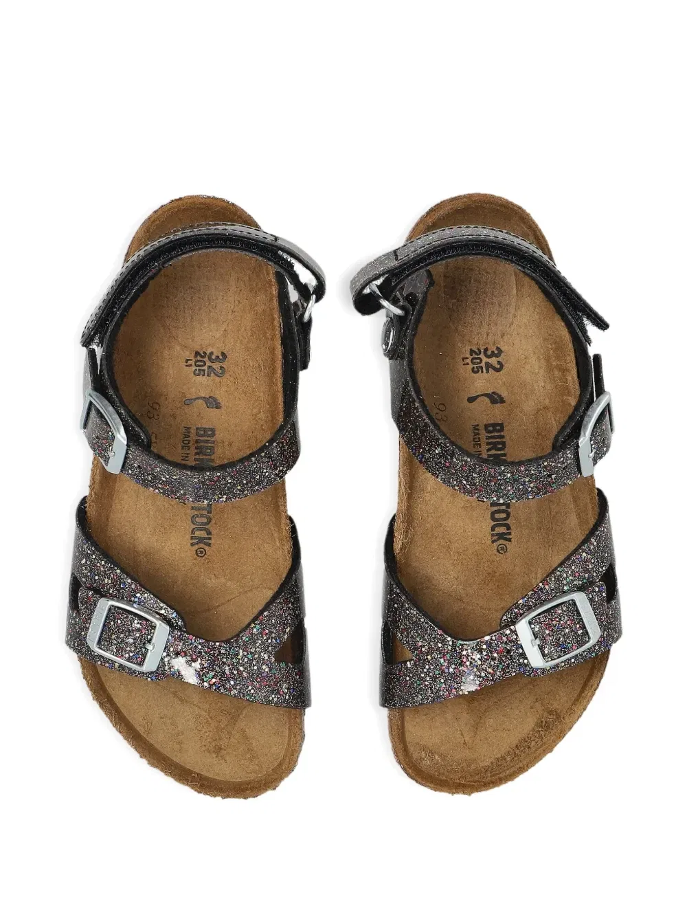 Босоножки Rio Birkenstock Kids, черный — фото 4