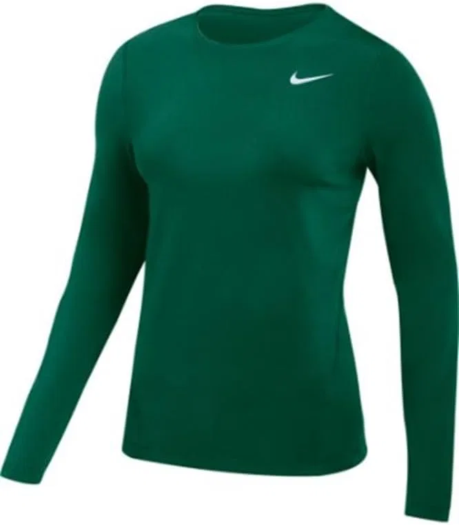 Футболка с длинным рукавом Nike Pro Dri-Fit, зеленый
