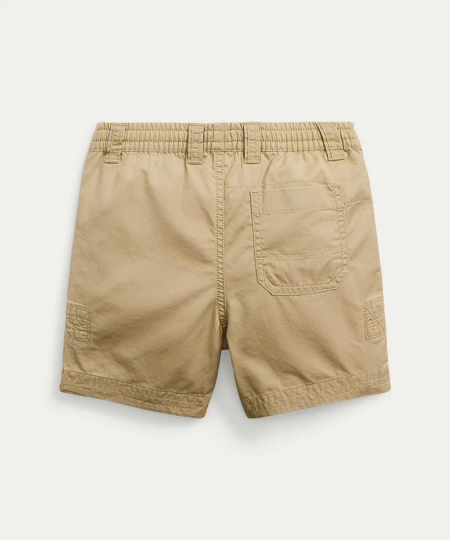 (Для мальчиков 2-7 лет) Хлопковые твиловые шорты на завязках Polo Ralph Lauren, 250 Brown — фото 2