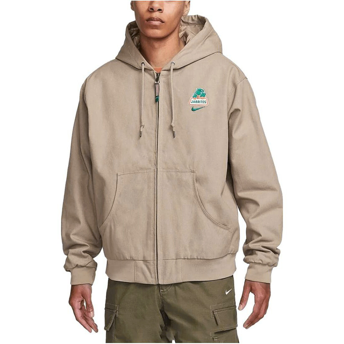 SB X Jarritos Padded Jacket Азиатские размеры Nike, хаки — фото 3