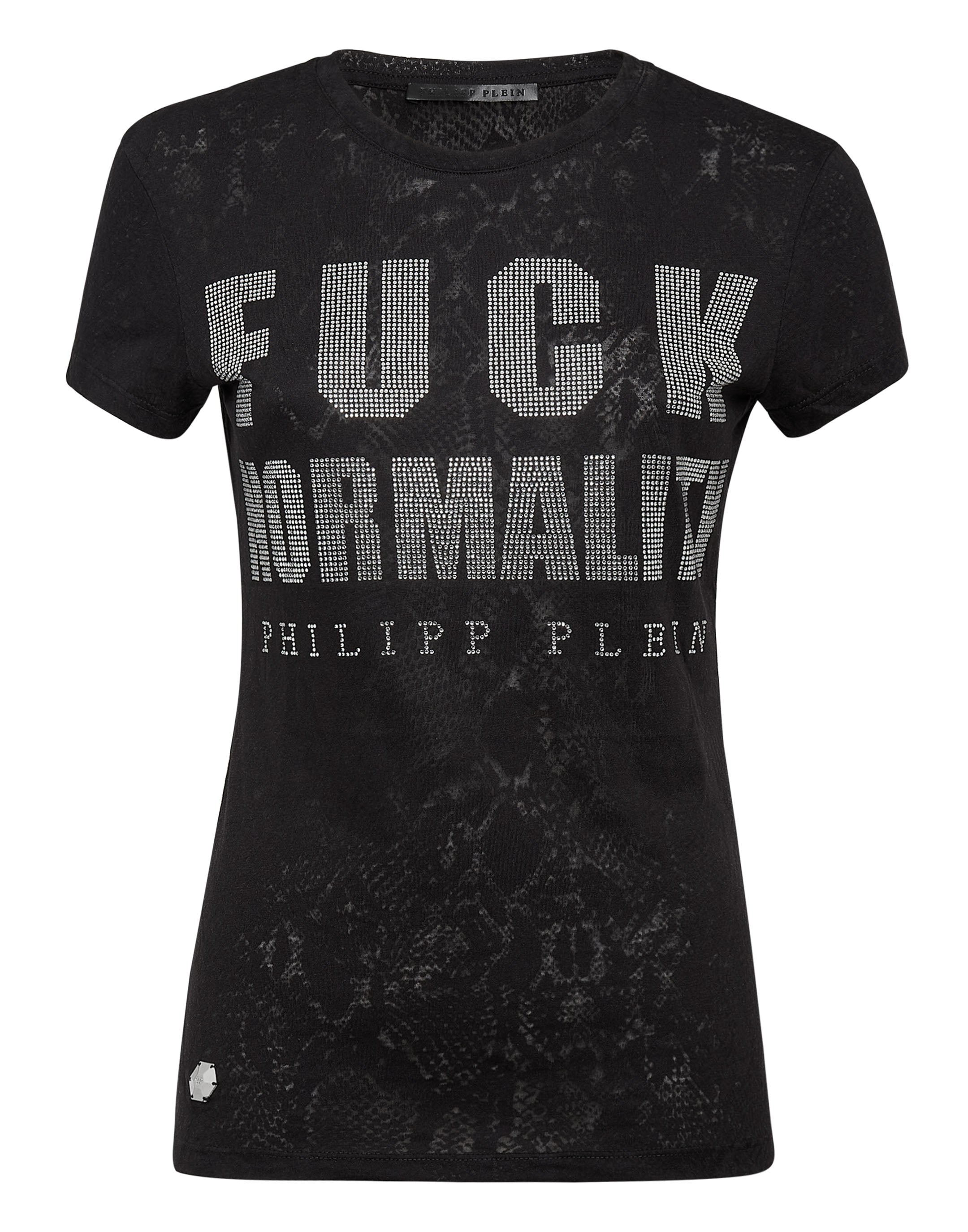 

Футболка с круглым вырезом SS PHILIPP PLEIN, черный